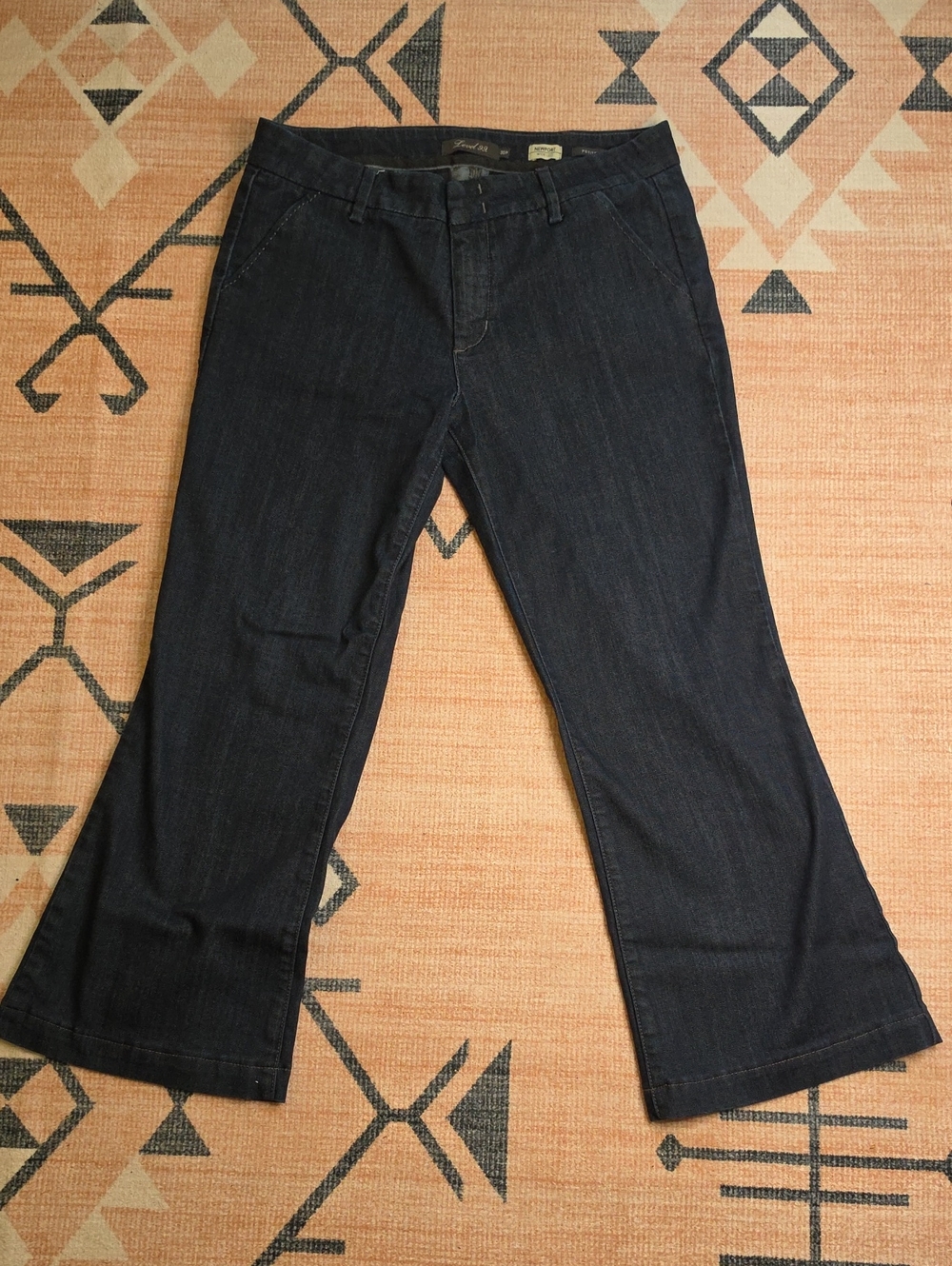 Women’s Dark Blue Denim Jeans - Classic Wide Leg